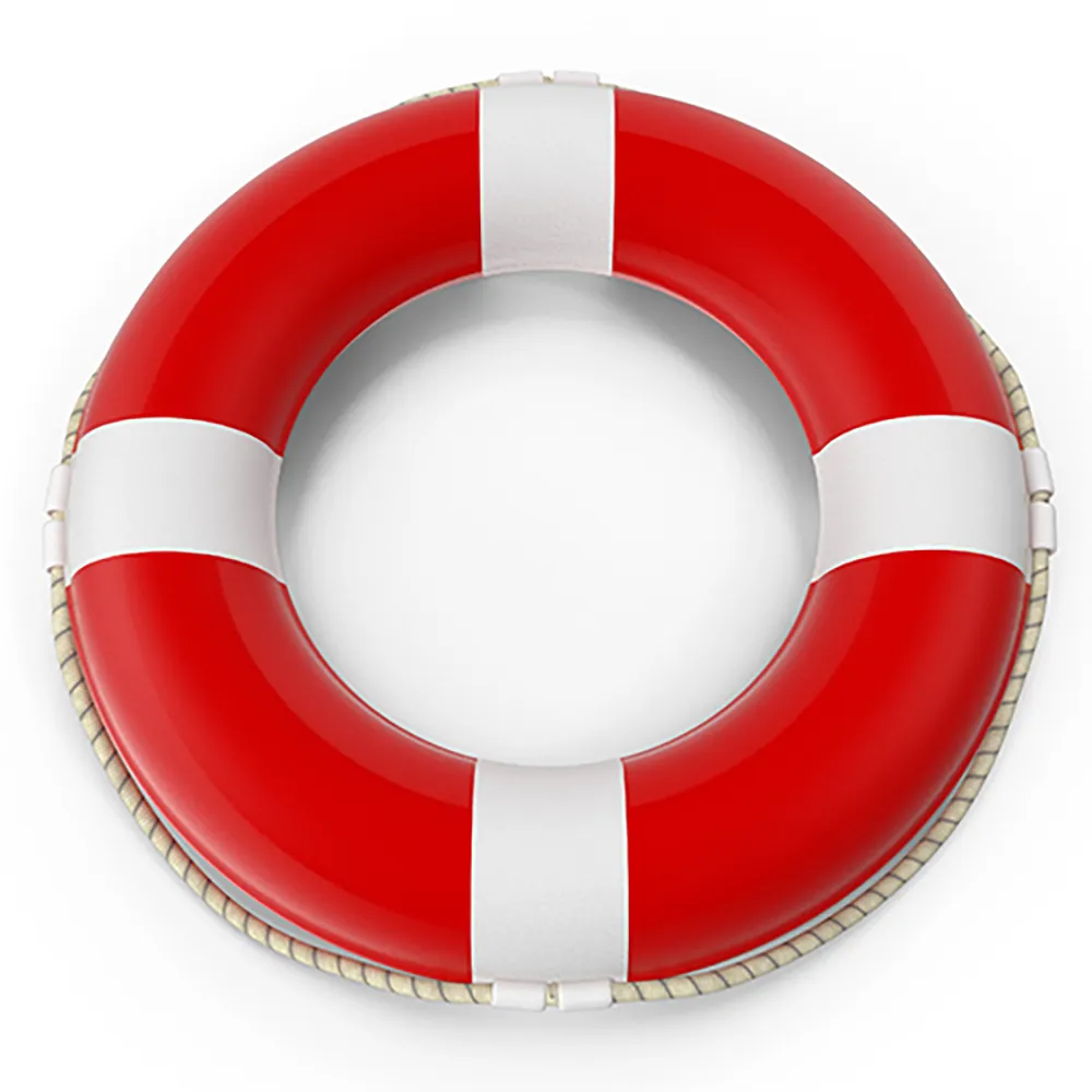 Red and White Lifebuoy
